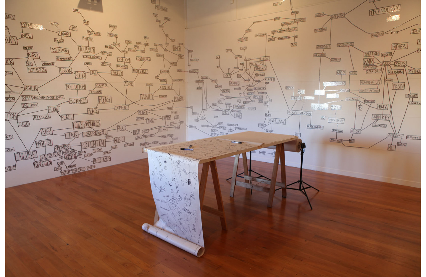 Mind Map, Ramp Gallery (2012)